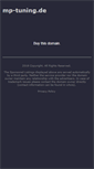 Mobile Screenshot of mp-tuning.de