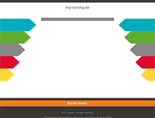 Tablet Screenshot of mp-tuning.de